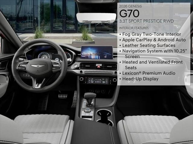 2026 Genesis G70 3.3T RWD Sport Prestige