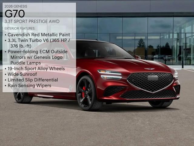 2026 Genesis G70 3.3T AWD Sport Prestige