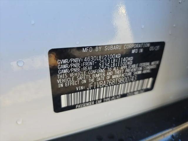 2026 Subaru WRX tS