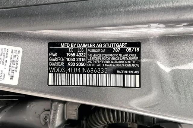 2018 Mercedes-Benz CLA CLA 250