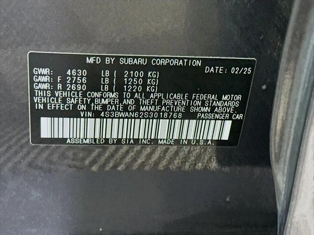 2025 Subaru Legacy Limited