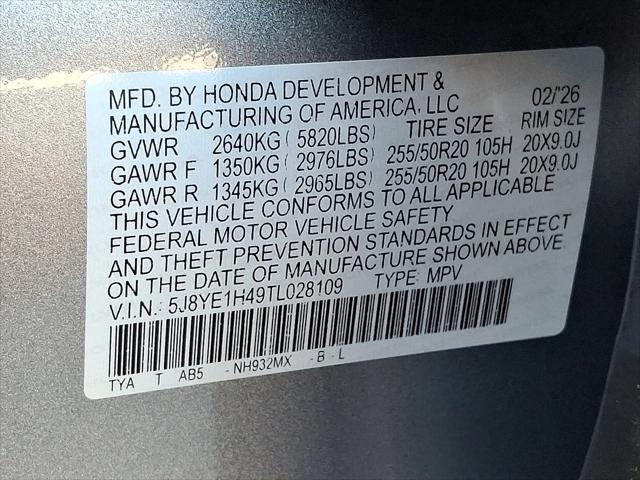 2026 Acura MDX Technology Package