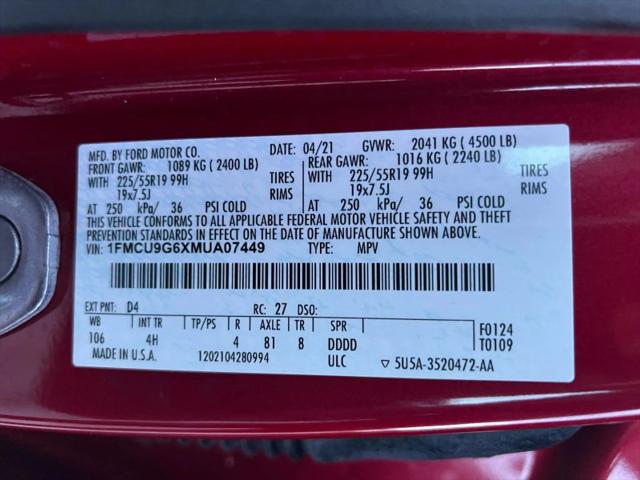 2021 Ford Escape SE