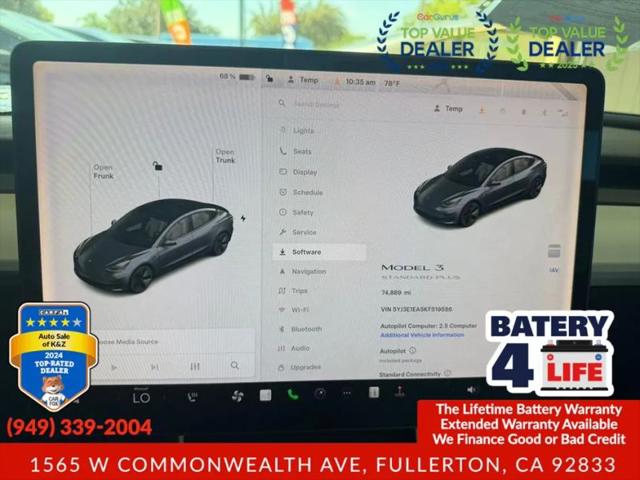 2019 Tesla Model 3 Standard Range Plus