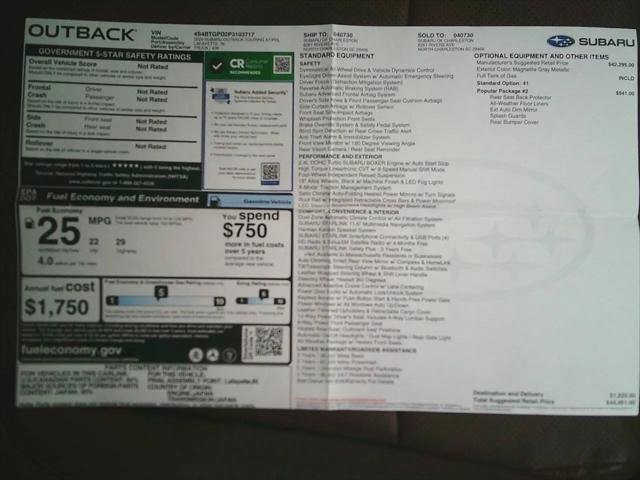 2023 Subaru Outback Touring XT