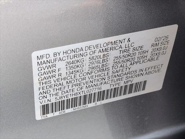 2026 Acura MDX Advance Package