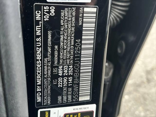 2016 Mercedes-Benz AMG C 63 S