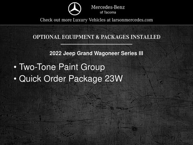 2022 Jeep Grand Wagoneer Series III 4x4