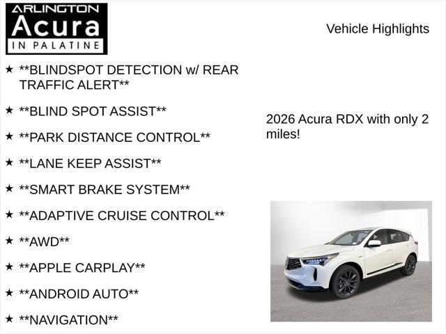 2026 Acura RDX w/A-Spec Package