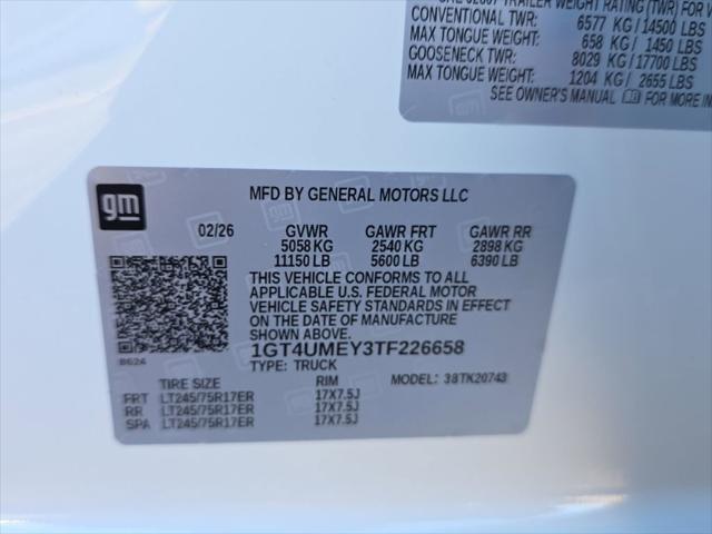 2026 GMC Sierra 2500HD Crew Cab, Standard Bed, SLE, 4WD
