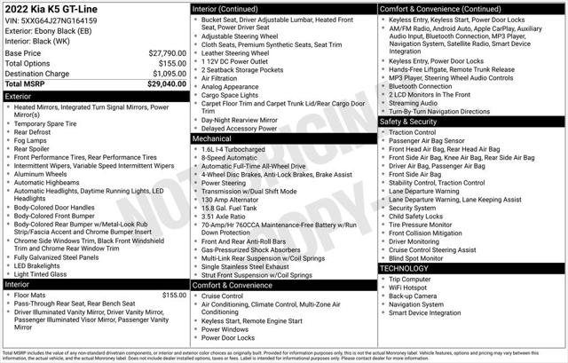 2022 Kia K5 GT-Line 2022 Kia K5 GT-Line