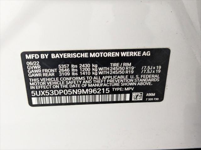 2022 BMW X3 xDrive30i