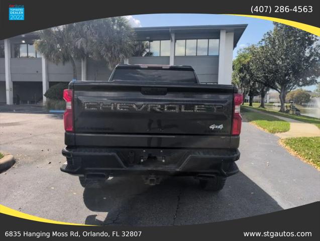 2021 Chevrolet Silverado 1500 4WD Crew Cab Short Bed Custom Trail Boss
