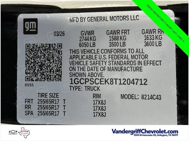 2026 Chevrolet Colorado LT, RWD