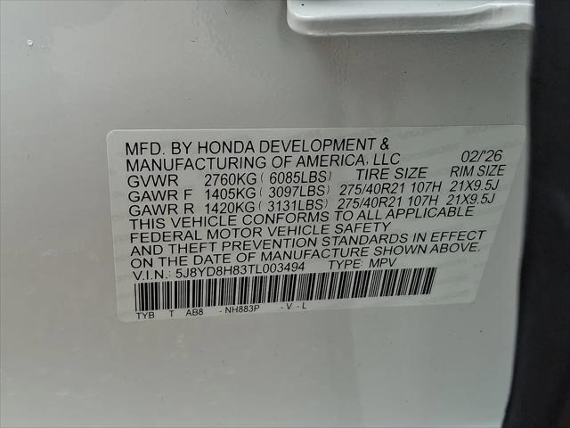 2026 Acura MDX Type S Advance Package