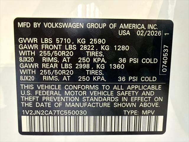 2026 Volkswagen Atlas SE with Technology