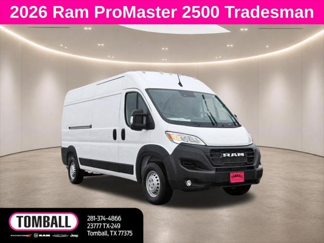 2026 RAM ProMaster 2500 RAM PROMASTER 2500 TRADESMAN CARGO VAN HIGH ROOF 159 WB 2026 RAM ProMaster 2500 RAM PROMASTER 2500 TRADESMAN CARGO VAN HIGH ROOF 159 WB