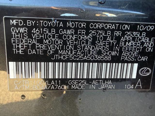 2010 Lexus IS 250 IS 250 Sport Sedan 4D
