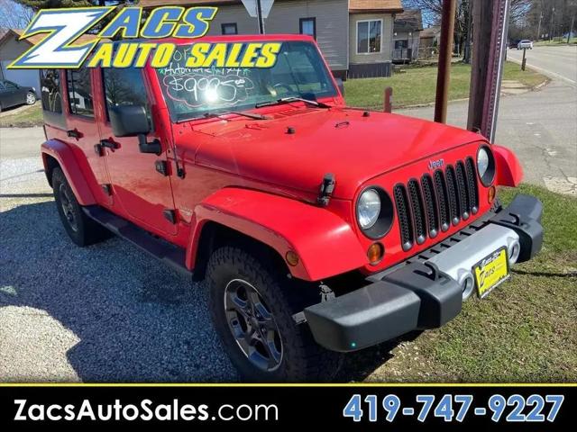 2013 Jeep Wrangler Unlimited Sahara for sale near Mansfield, OH
