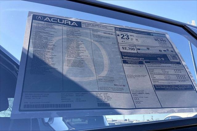 2026 Acura RDX w/A-Spec Package