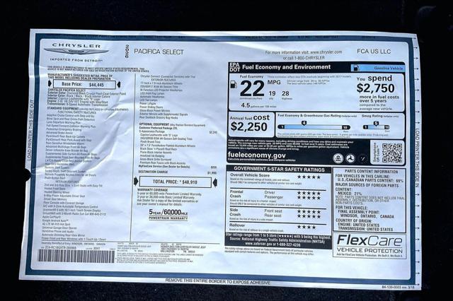 New 2026 Chrysler Pacifica For Sale in Millington, TN