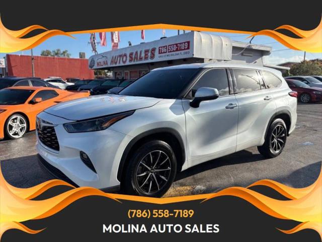2022 Toyota Highlander LE for sale in Hialeah, FL