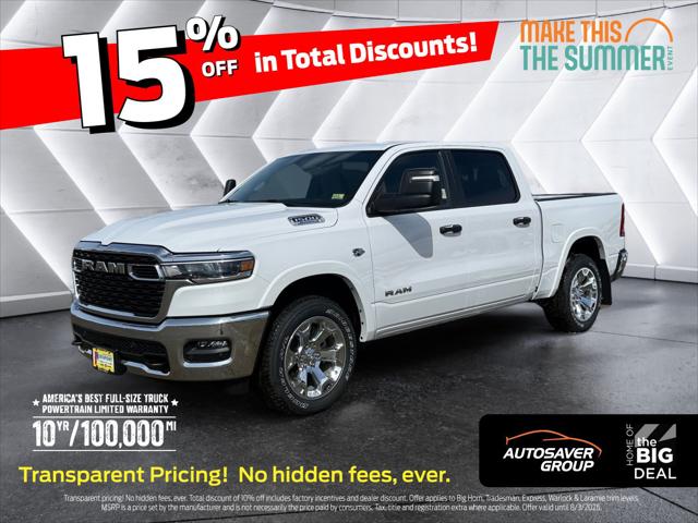 2026 Ram 1500 Big Horn Crew Cab 4x4 5'7" Box for sale in Newport, VT