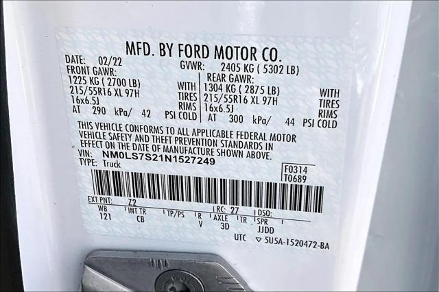 2022 Ford Transit Connect XL Cargo Van