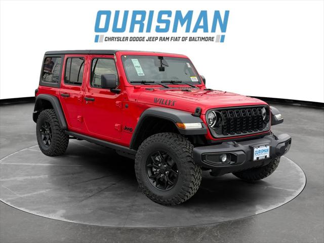 2026 Jeep Wrangler 4-Door Willys 4x4 for sale in Baltimore, MD