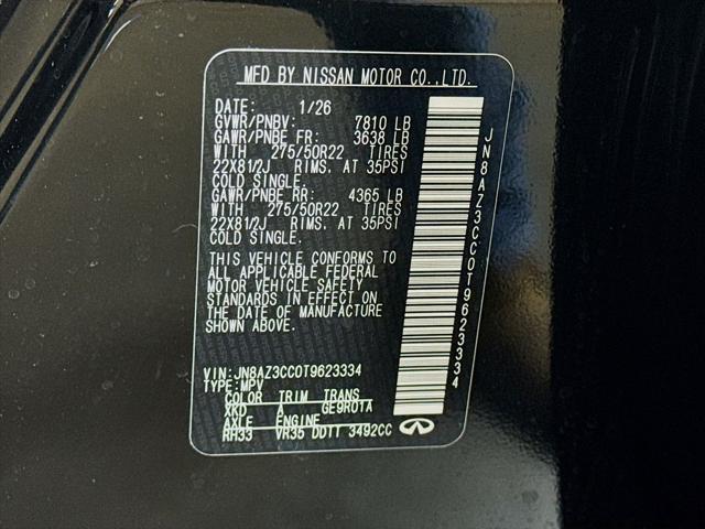 2026 INFINITI QX80 AUTOGRAPH AWD