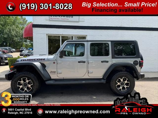 2018 Jeep Wrangler Unlimited Rubicon 4x4 for sale in Raleigh, NC