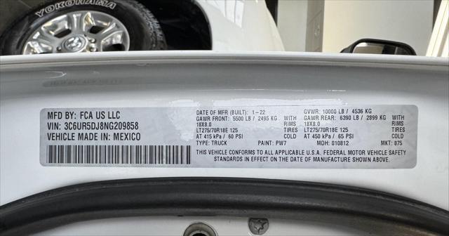 2022 Ram 2500 Big Horn Crew Cab 4x4 6'4" Box