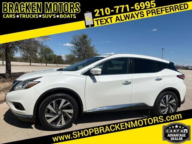 2015 Nissan Murano Platinum for sale in San Antonio, TX