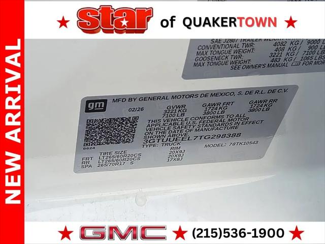 2026 GMC Sierra 1500 Crew Cab, Short Bed, AT4, 4WD