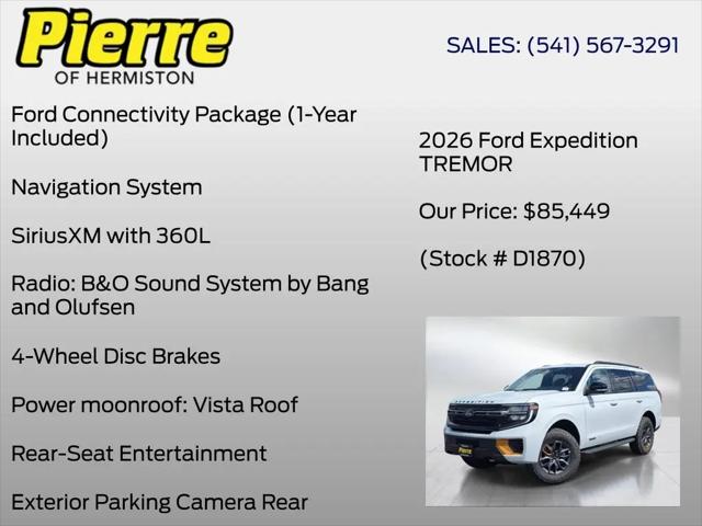 2026 Ford Expedition Tremor