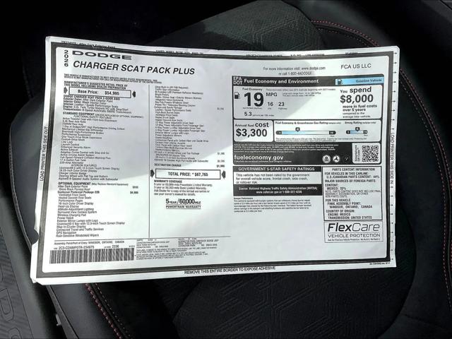 2026 Dodge Charger Scat Pack Plus 2-Door AWD