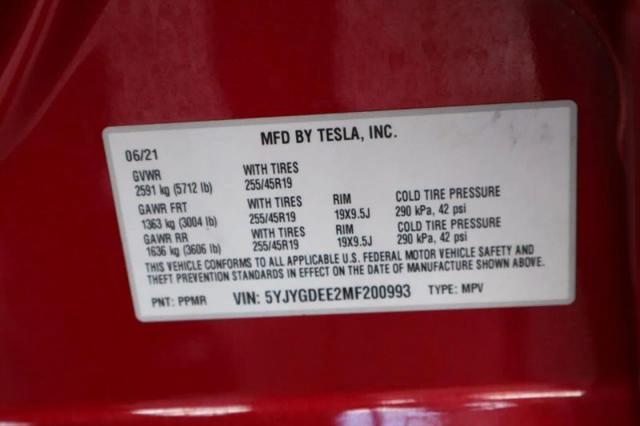 2021 Tesla Model Y Long Range Dual Motor All-Wheel Drive