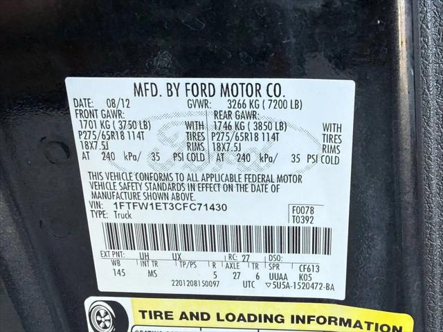 2012 Ford F-150 XLT