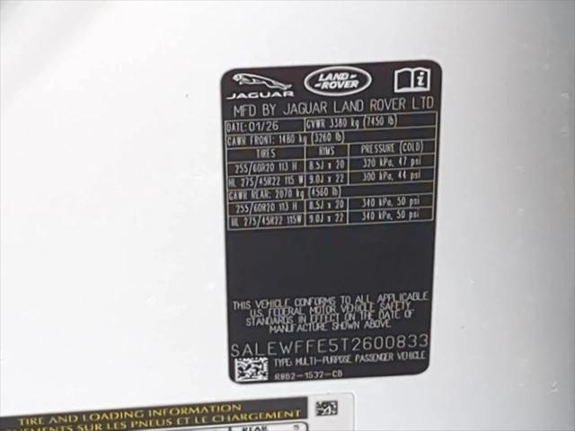 2026 Land Rover Defender P500 V8