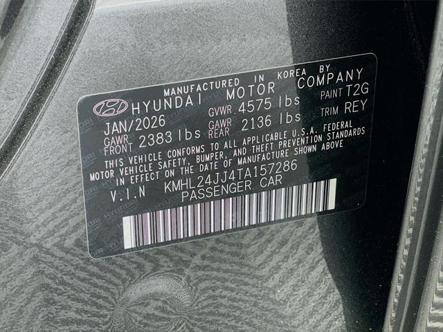 2026 Hyundai Sonata Hybrid Blue