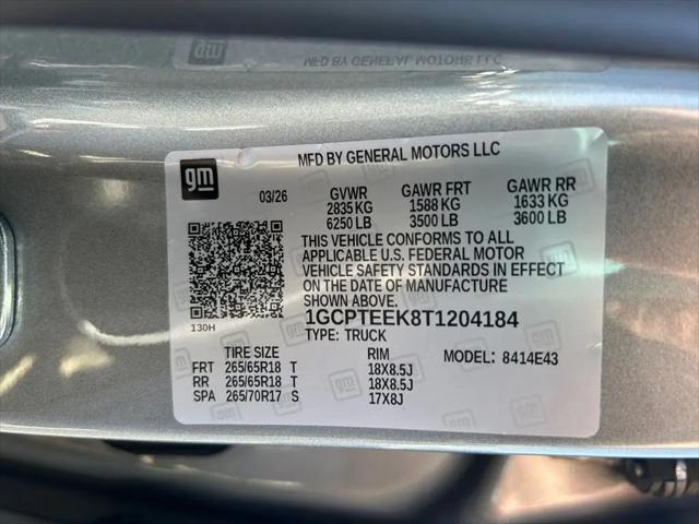2026 Chevrolet Colorado Trail Boss, 4WD