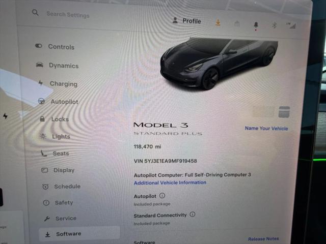 2021 Tesla Model 3 Standard Range Plus Rear-Wheel Drive