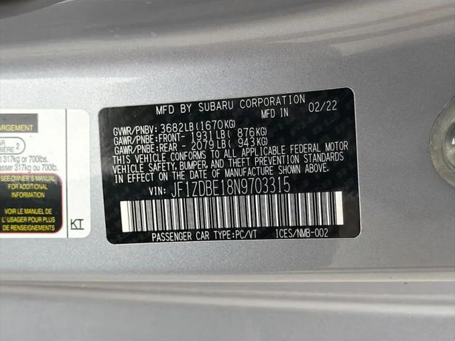 2022 Subaru BRZ Limited