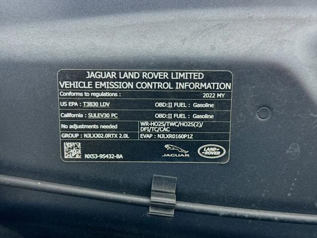 2022 Jaguar XF SE P250 RWD Automatic