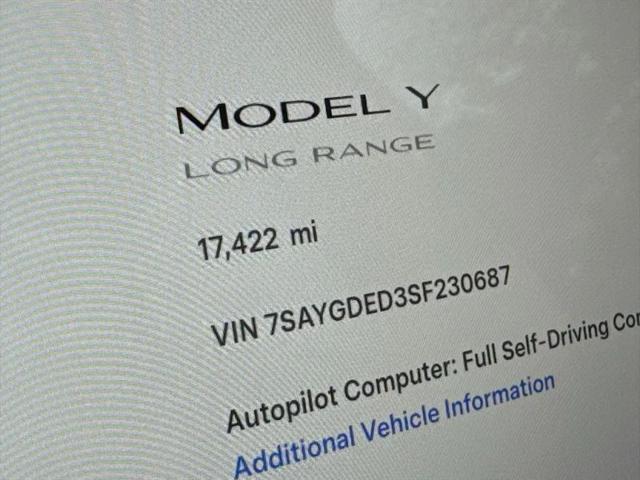 2025 Tesla Model Y Long Range Dual Motor Rear-Wheel Drive