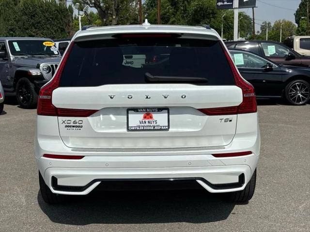 2025 Volvo XC60 Plug-In Hybrid Ultra, T8 AWD Electric/Gasoline, Dark