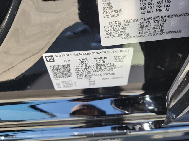 2026 GMC Sierra 1500 Crew Cab, Short Bed, AT4, 4WD