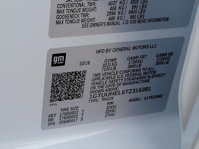 2026 GMC Sierra 1500 Crew Cab, Short Bed, Denali Ultimate, 4WD