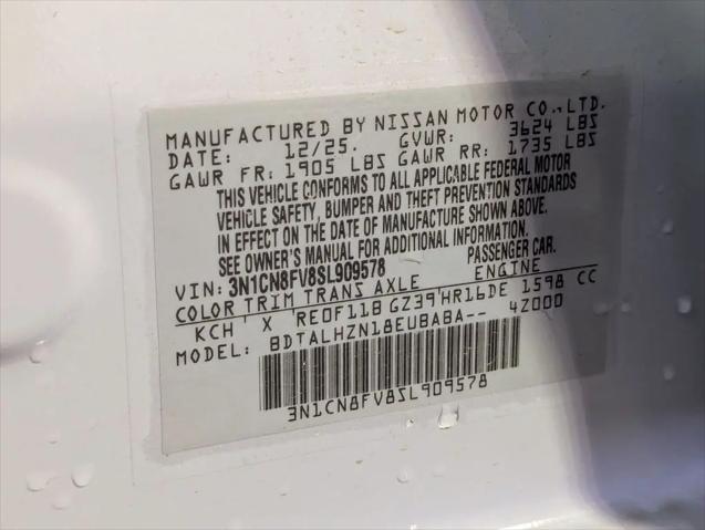 2025 Nissan Versa 1.6 SR