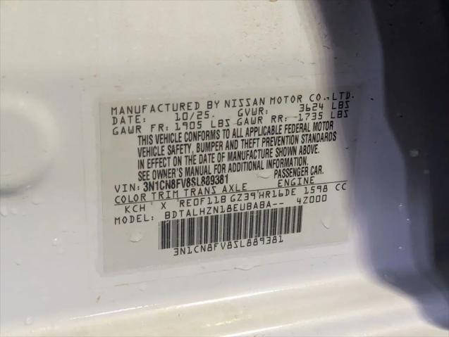 2025 Nissan Versa 1.6 SR